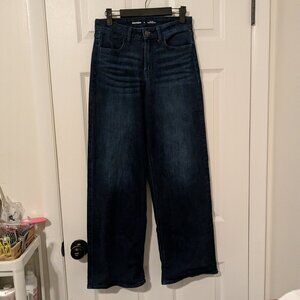 Old Navy high rise wow wide leg jeans size 0